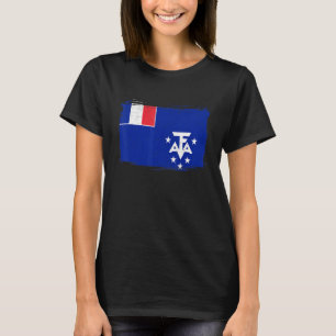 French Southern Antarctic Land Flag Women Men Kids T-Shirt