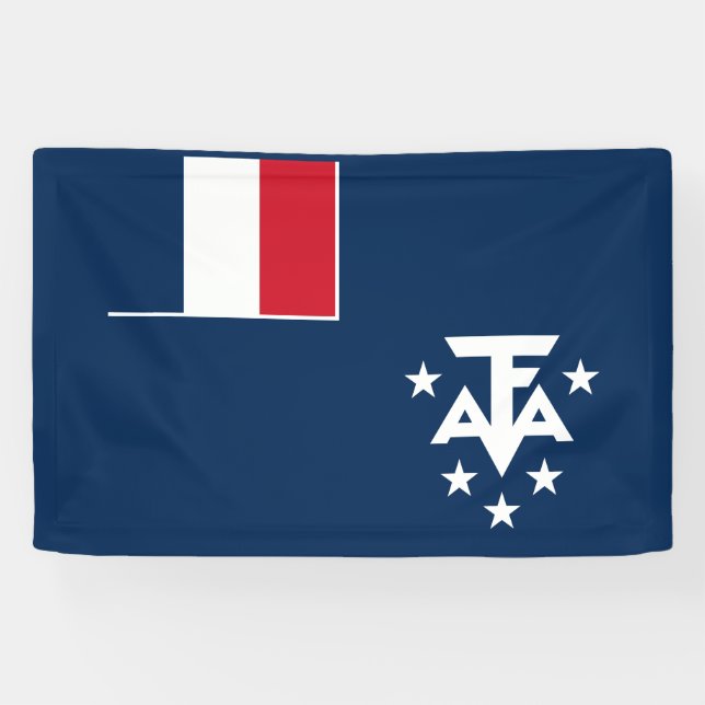French Southern Antarctic Lands Banner (Horizontal)