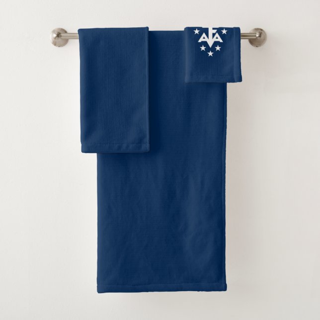 French Southern Antarctic Lands Bath Towel Set (Insitu)