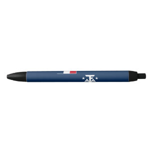 French Southern Antarctic Lands Black Ink Pen