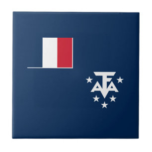 French Southern Antarctic Lands Ceramic Tile