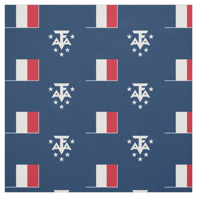 French Southern Antarctic Lands Fabric (Swatch)