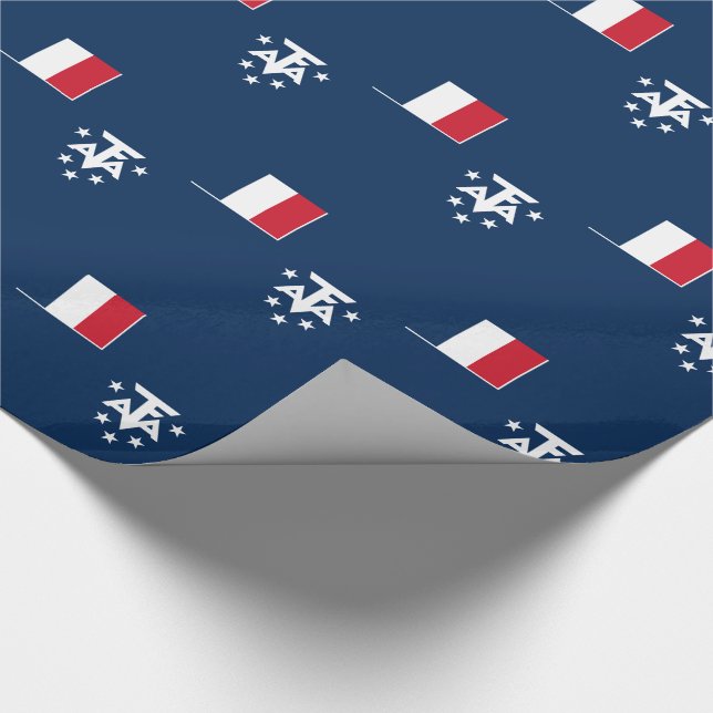 French Southern Antarctic Lands Wrapping Paper (Corner)