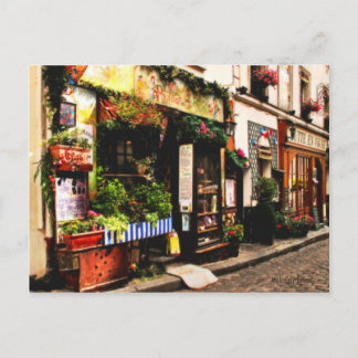 French Store Postcard