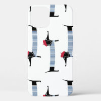 French style dog, cartoon pattern.