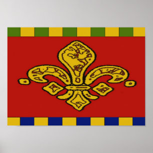 French Style Fleur De Lis Poster