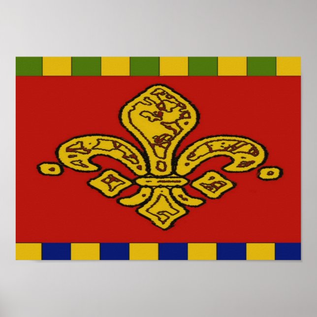 French Style Fleur De Lis Poster (Front)