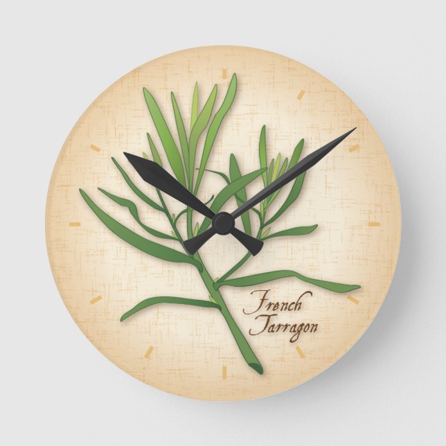 French Tarragon Herb Clock (Front)