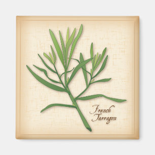 French Tarragon Herb Magnet