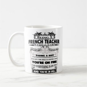 French Teacher Cup Funny Gifts