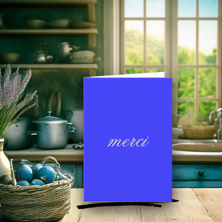 French Thank You Card