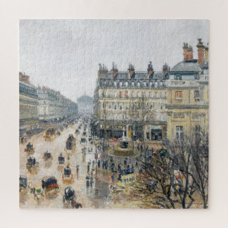 French Theatre Square Paris (1898)Camille Pissarro Jigsaw Puzzle
