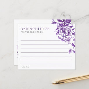 French Toile Floral Bridal Shower Date Night Ideas