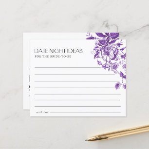 French Toile Floral Bridal Shower Date Night Ideas