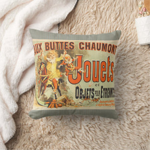 French Toy Joets Friends Poster Cushion