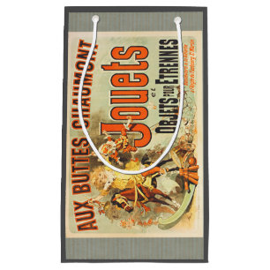 French Toy Joets Friends Poster Small Gift Bag