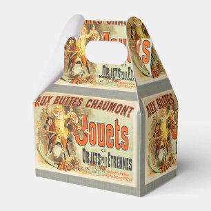 French Toy Joets Friends Vintage Poster   Favour Box