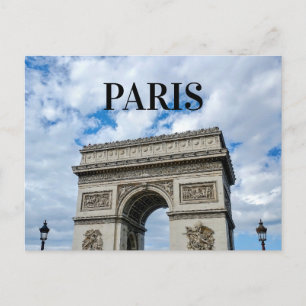 French Travel Paris  Arc de Triomphe Photo   Postcard