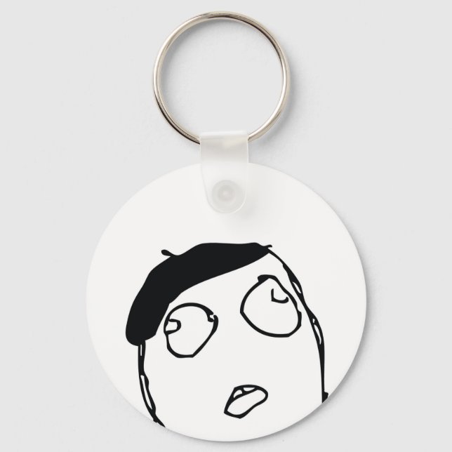 French Troll Key Ring (Front)