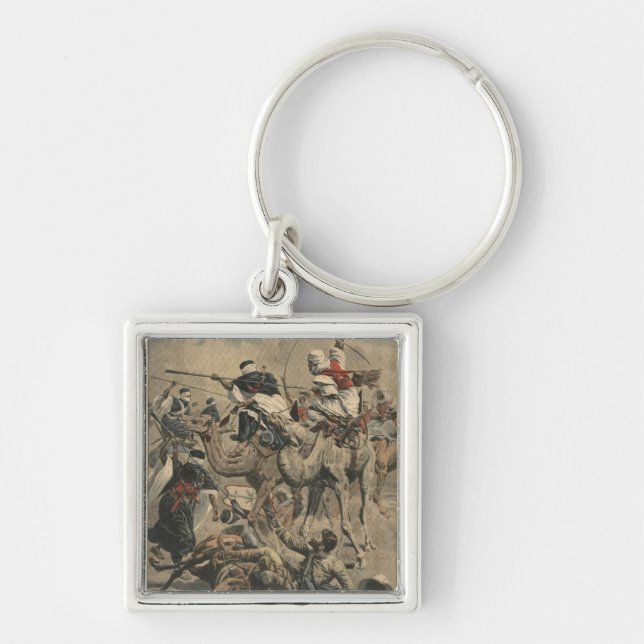 French troops in Sahara Key Ring (Front)