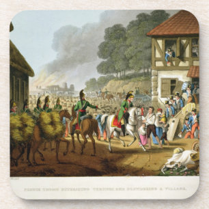 French Troops Retreating Through and Plundering a Coaster