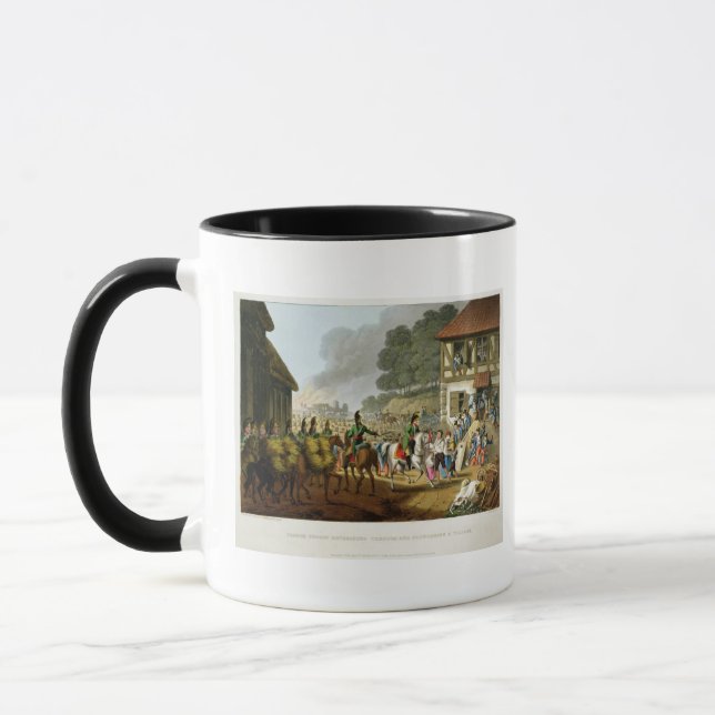 French Troops Retreating Through and Plundering a Mug (Left)