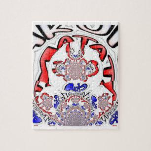 French Twist Hakuna Matata: Unique Cultural Blend Jigsaw Puzzle