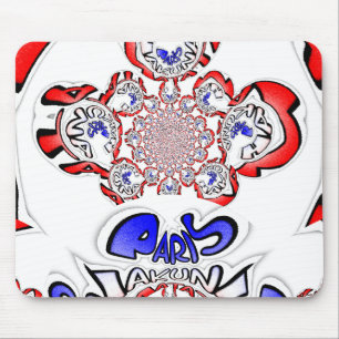 French Twist Hakuna Matata: Unique Cultural Blend Mouse Pad