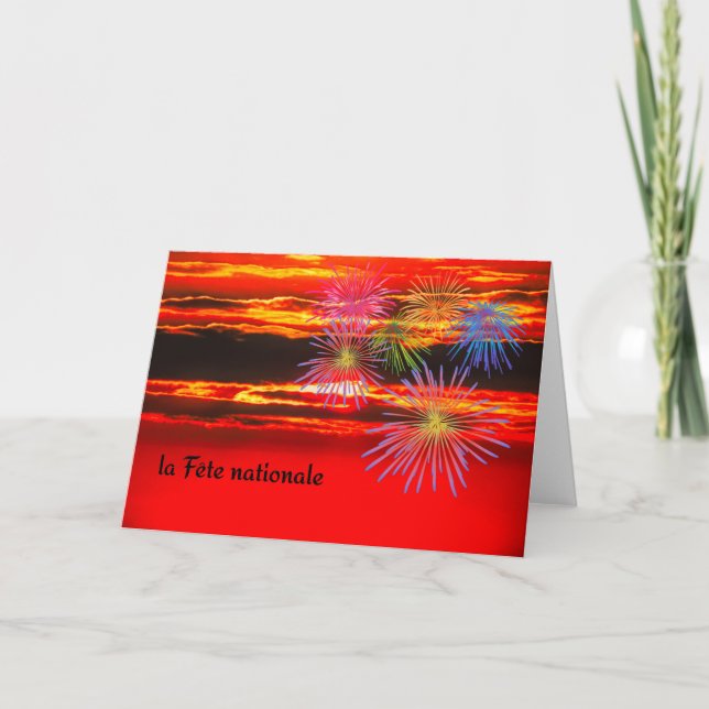 French Version of Bastille Day Card (Front)