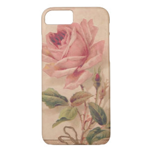 French Victorian Pink Rose iPhone 8/7 Case