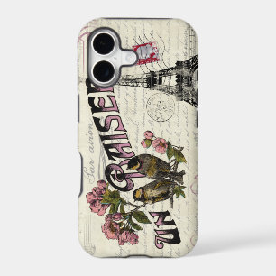 French Vintage Love iPhone Case