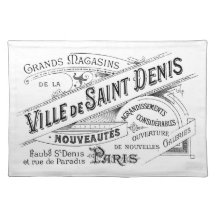 French Vintage Paris romantic advertisement