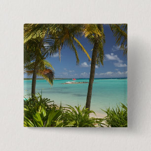French West Indies, Guadaloupe, Grande Terre, 2 15 Cm Square Badge
