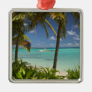 French West Indies, Guadaloupe, Grande Terre, 2 Metal Ornament