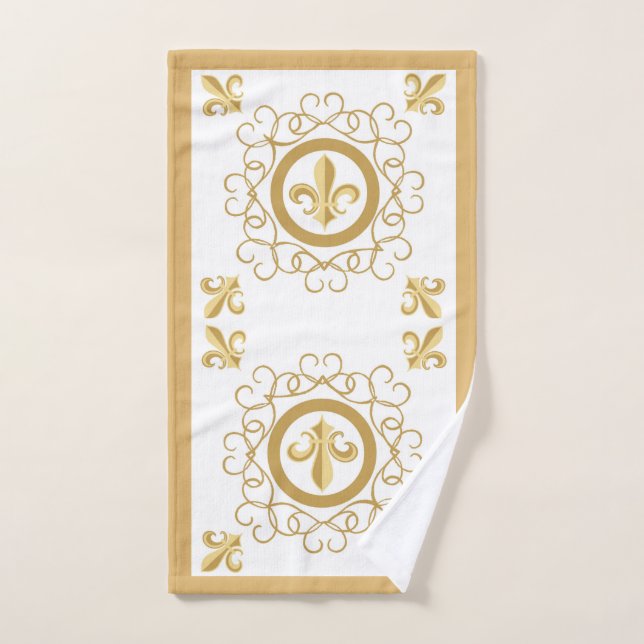 French White Hand Towel (Hand Towel)