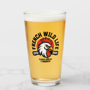 French Wild Life – Eleganter Hahn Glass