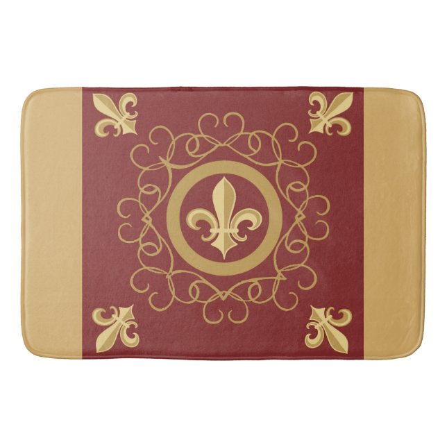 French Wine Bath Mat (Front)