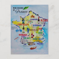French Wine Region Map