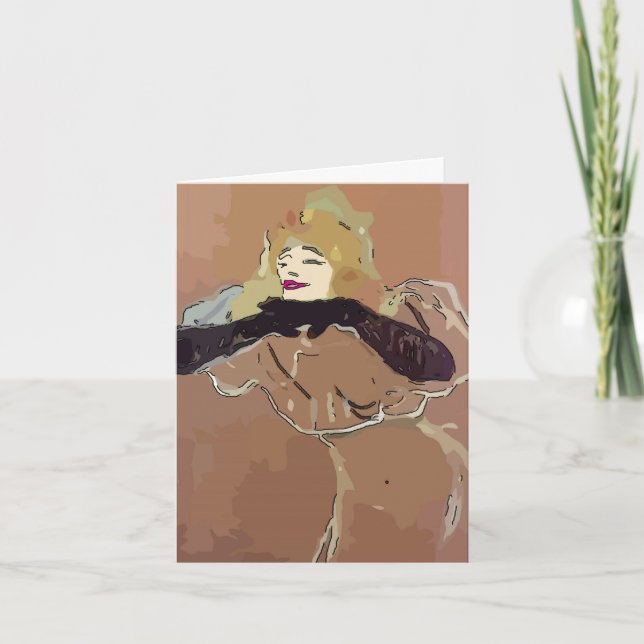 French Woamn Card (Front)