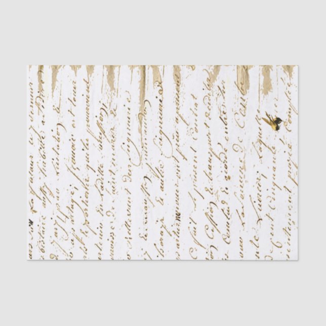 French Writing Tissue Paper (Front)