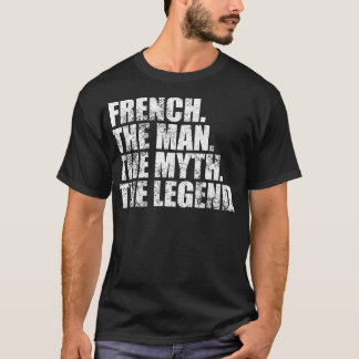 FrenchFrench Family name French last Name French S T-Shirt