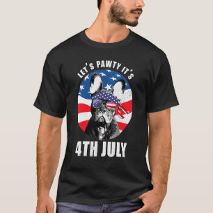 Frenchie 4th Of July French Bulldog Usa Flag Lets T-Shirt
