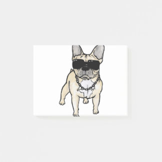 Frenchie - Bad to the bone Post-it Notes