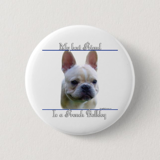 Frenchie Best Friend 2 - Button (Front)