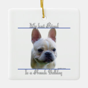 Frenchie Best Friend Ceramic Ornament