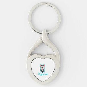 Frenchie Biker Motorcycle Dog Owner Frenchie Funny Key Ring