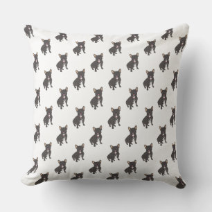 Frenchie (Black Brindle) Cushion