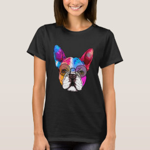 Frenchie Bulldog Cute French Bulldog Dog Design T-Shirt