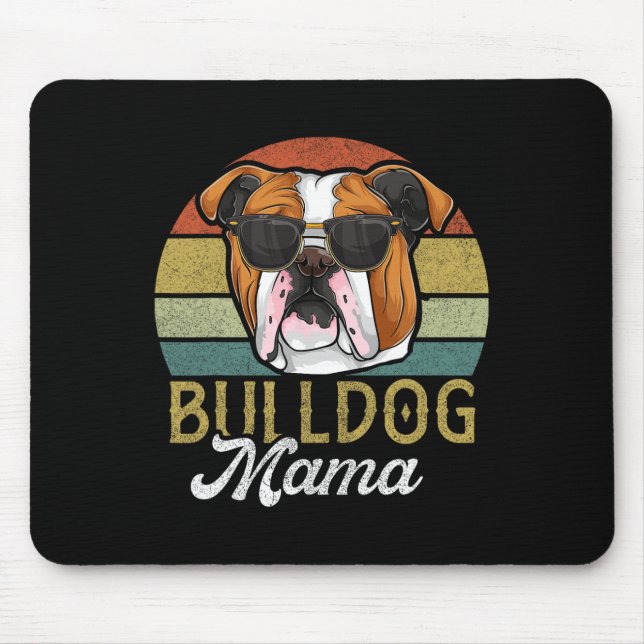 Frenchie Bulldog Mama Dog Mum  Mouse Pad (Front)