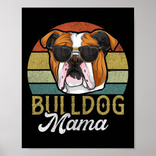 Frenchie Bulldog Mama Dog Mum  Poster